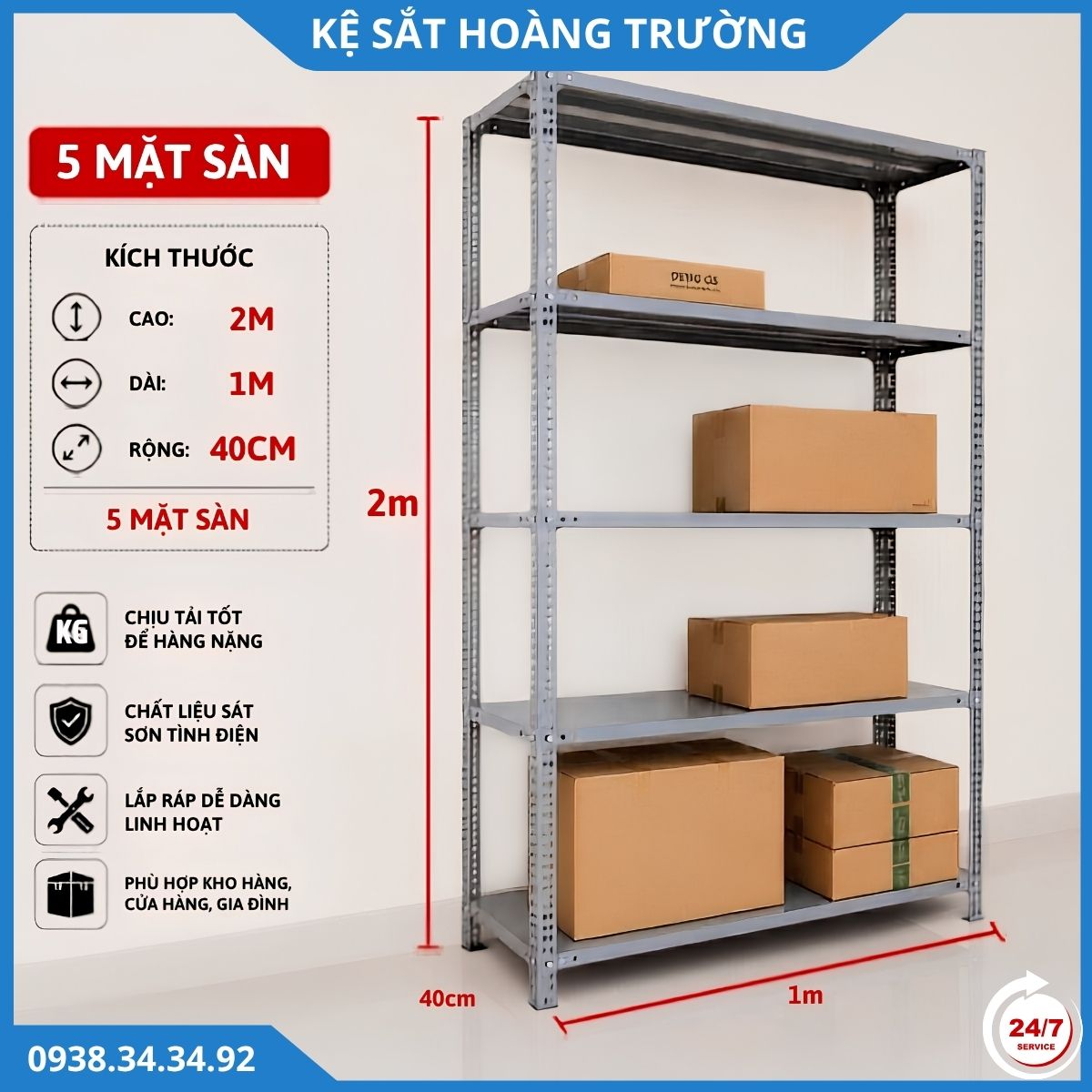 Kệ Sắt V Lỗ - Cập Nhật Bảng Giá Kệ Mới Nhất